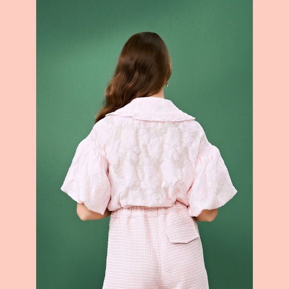 SISTER JANE NEW ROUGE PUFF SLEEVE SHIRT - Picture 3 of 4